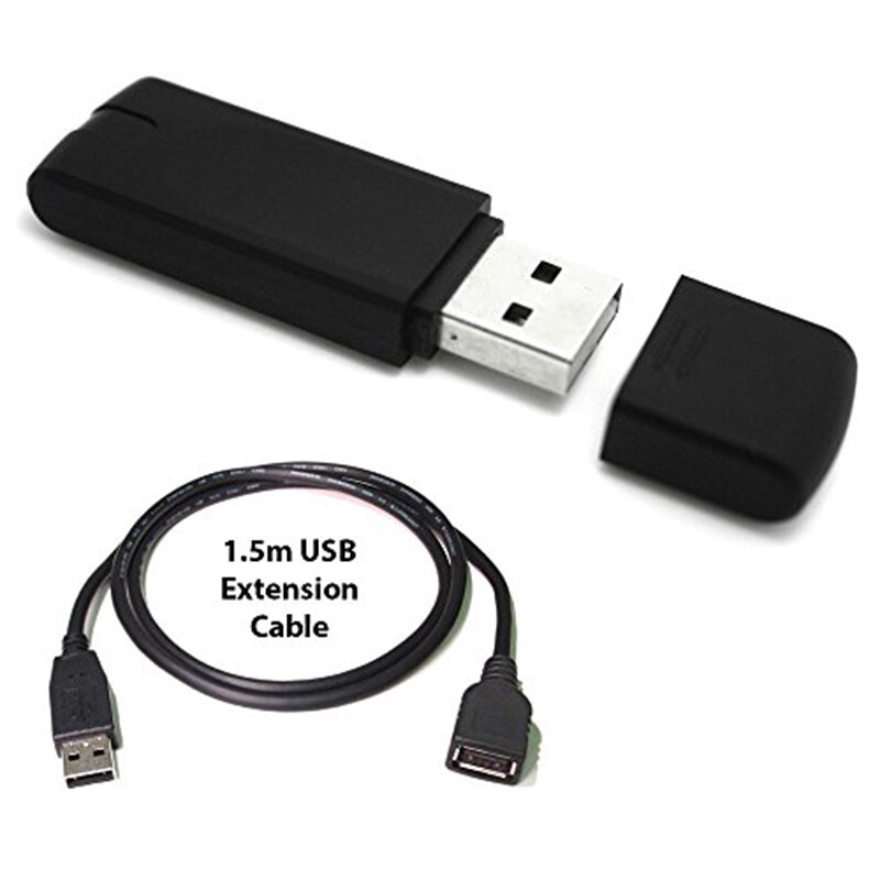 Ordenador de bicicleta Zwift ANT + Dongle, pegatina USB ANT + Bluetooth, Sensor de cadencia de velocidad, para entrenamiento en interiores, Compatible con Garmin Bryton
