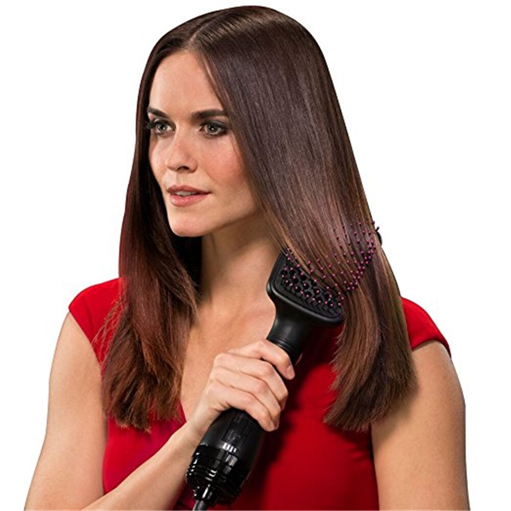 Jeden krok szczotko-suszarka do włosów profesjonalna szczotko-suszarka gorący rozpylacz Lady urządzenie do stylizacji suszarka do włosów szczotka prostowanie lokówka do włosów