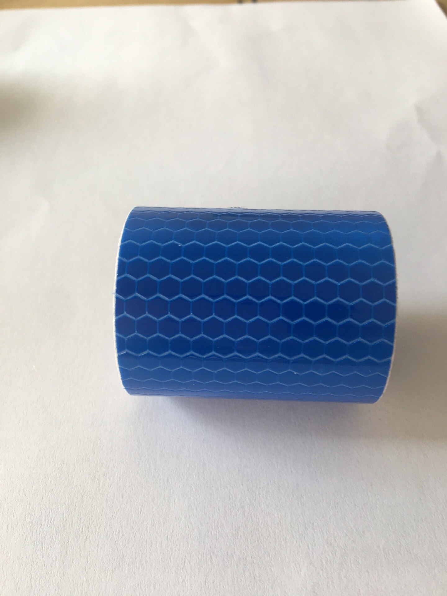 1 Roll 5Cm X 100Cm Auto Reflecterende Tape Stickers Waarschuwing Tape Sticker Road Veiligheid Tape Voor Fiets Auto voetganger Bescherming: Blauw