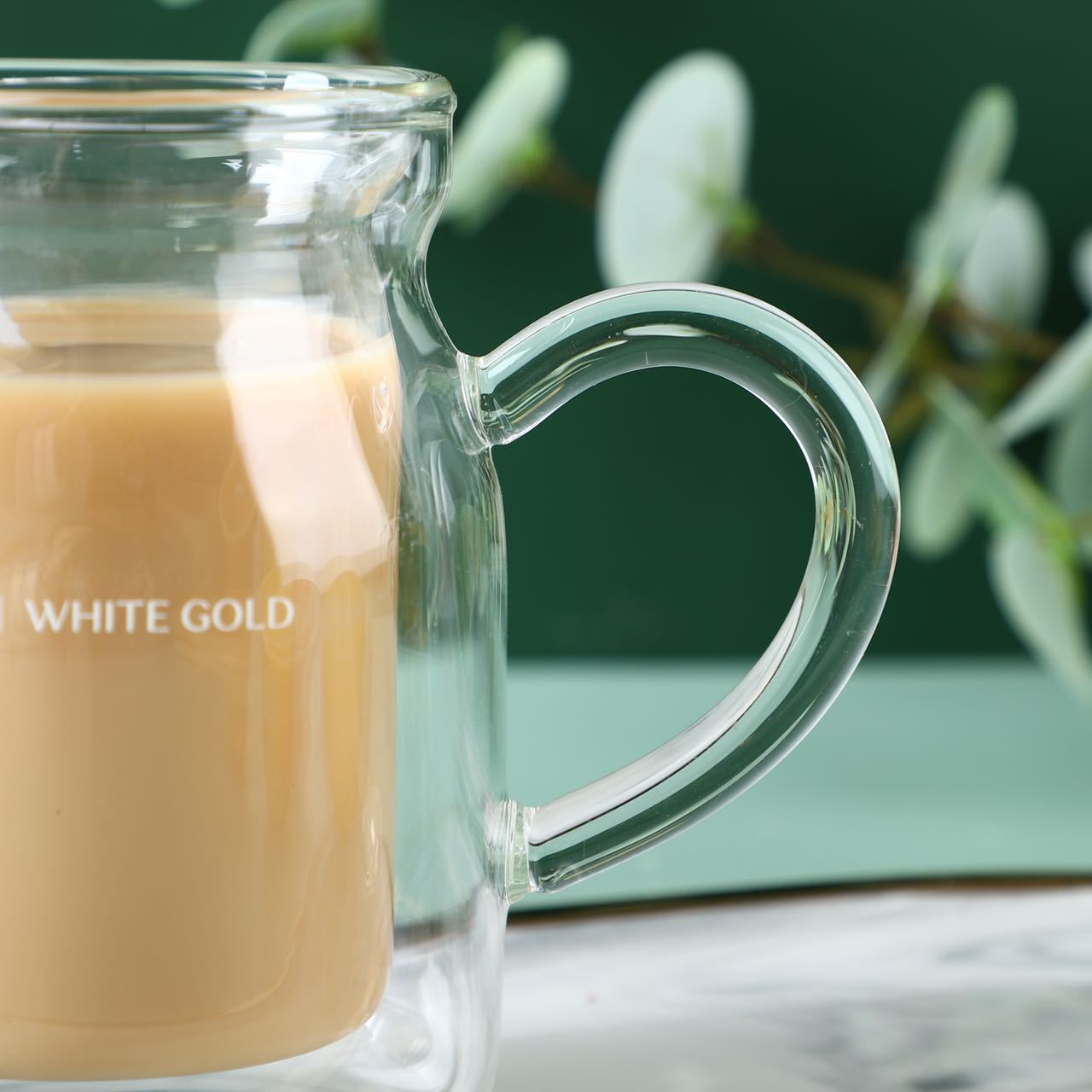 Dubbele Laag Transparante Hoge Temperatuur Creatieve Glazen Beker Met Lepel Drinkware Water Cup Koffiekopje Melk Cup Mok Water Bottl