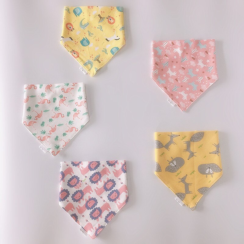 Algodão bandana babador babador alimentação bata infantil arroto panos dos desenhos animados saliva toalha bebê comer acessório macio material do bebê