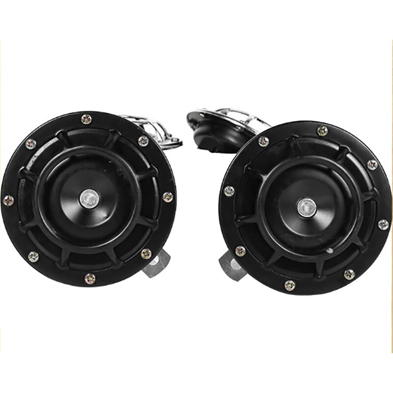 Klaxon universel double ton 12V pour réparation de voiture et camion, klaxon Compact, étanche, pour montage sur Grille électrique, 115db, 2 pièces
