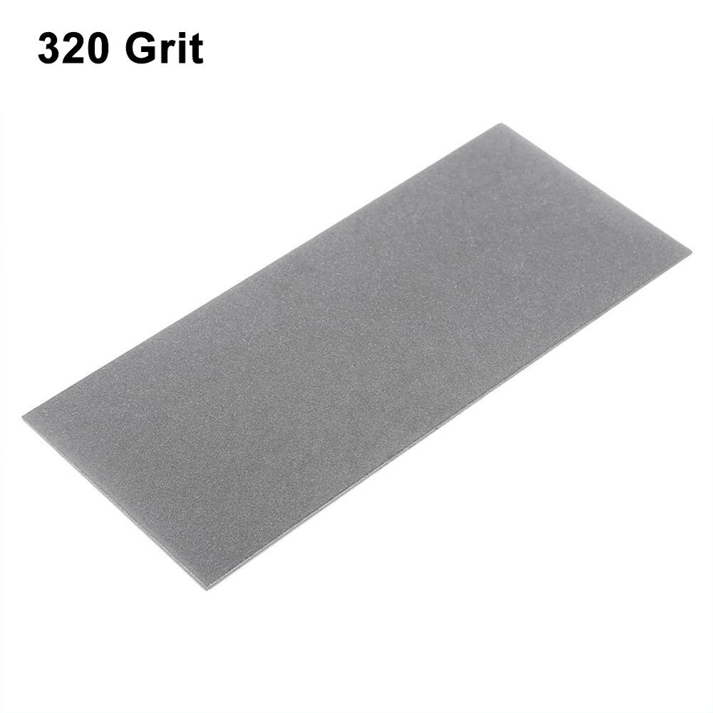 80-3000 Streugut Diamant Platte Dünne Messer Spitzer Winkel für Schleifen stein/Jade/Dichtung Carving Messer/holz Handwerk Platte Schleifen Werkzeug: 320 Streugut
