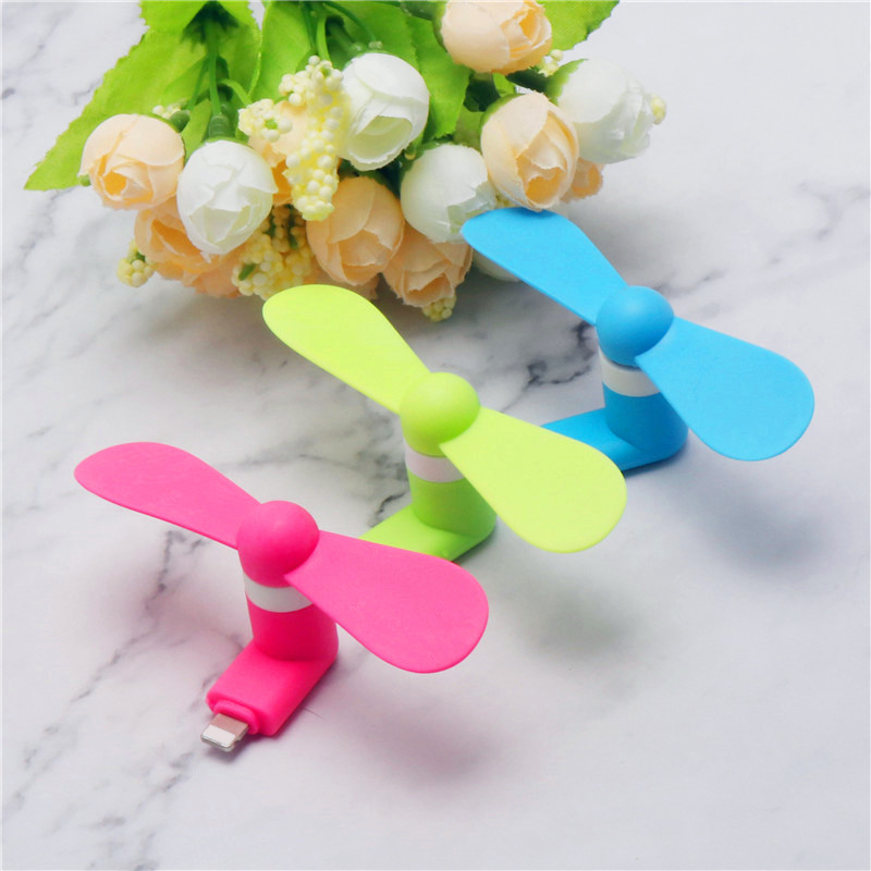 Micro USB Fan Flexible Mini Fans Cooler Cellphone Hand Fan for Samsung Xiaomi Android Phone Fan for iPhone 5 6 6s 7 Plus 8 X XR