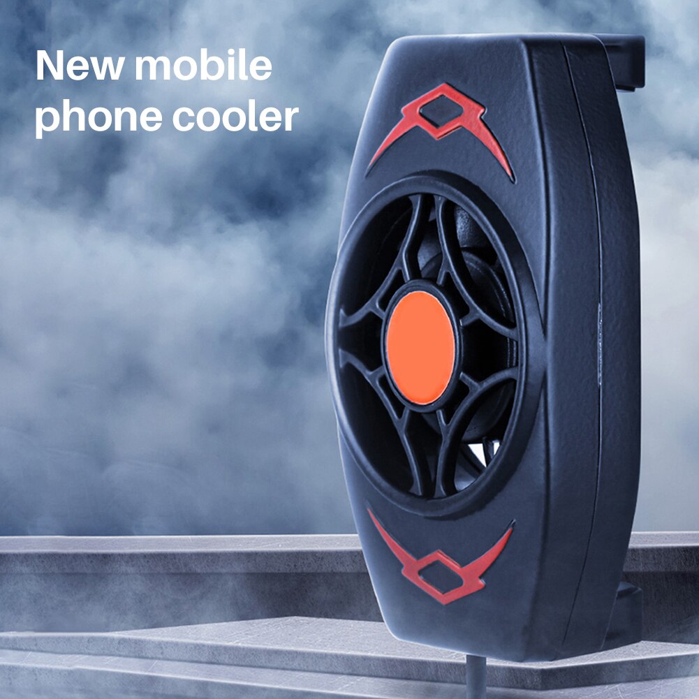 Cell Phone Cooler Portable Mobile Phone Radiator Phone Cooling Fan Dissipate Heat Cooling Phone Temperature For Gaming/Use Phone