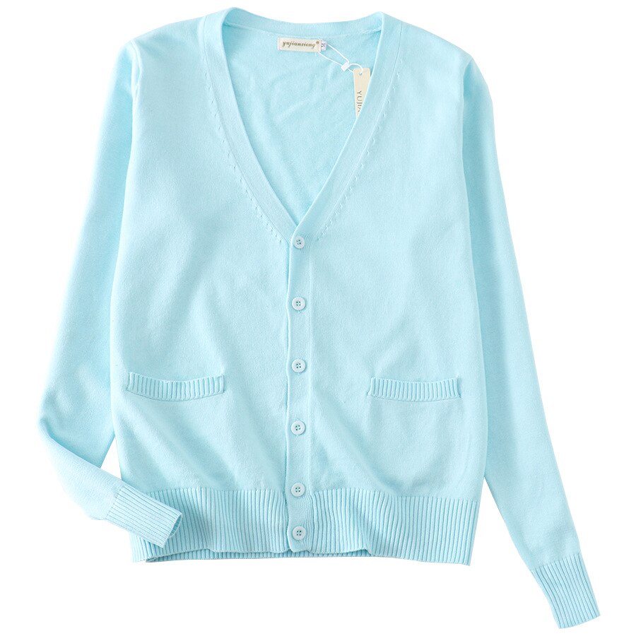 College Stijl Student Vest Zoete Jk Uniform Lolita Trui Koreaanse V-hals Trui Losse Uitloper Japanse School Uniform