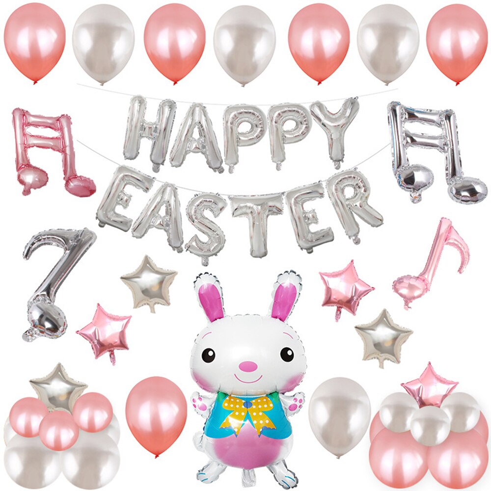Easter Balloon Set Easter Decorations Mylar Balloon Baby Shower Birthday Party Backdrop Balloon Banner: Mint