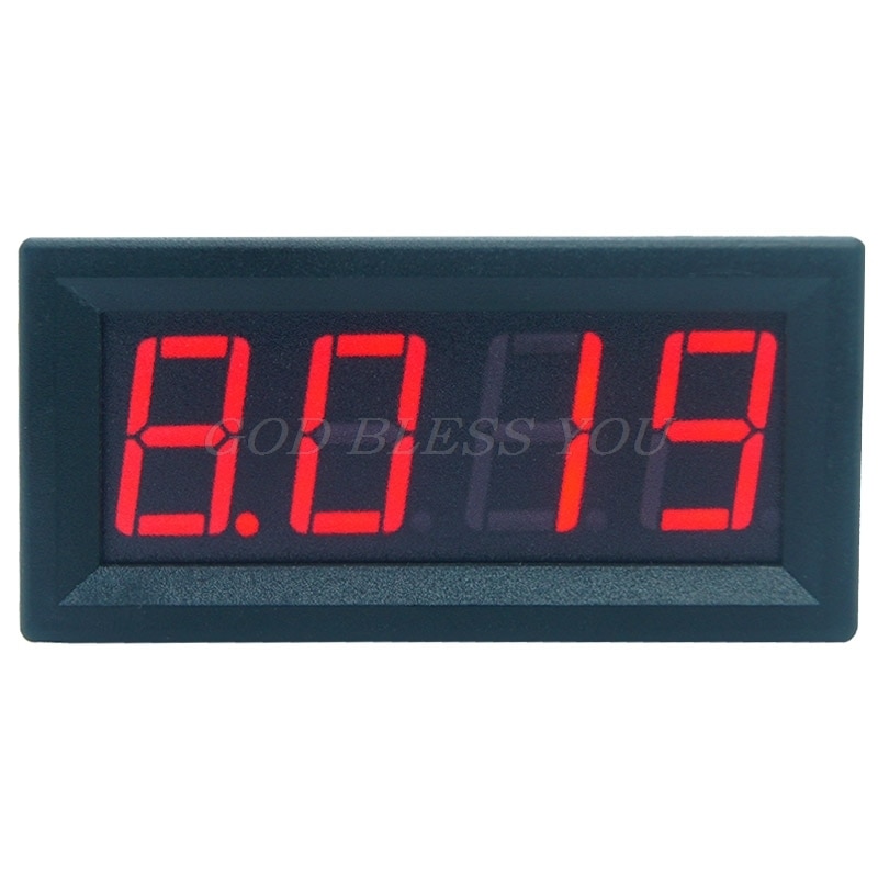 0-9.999a(10a) 4- cifre bit amperemeter nuværende panelmåler 0.56 tommer rød led
