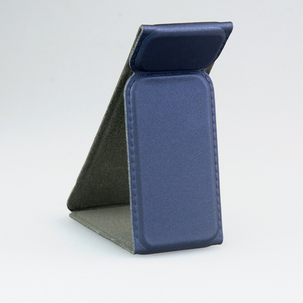 Universal Tablet Stand For Android Tablet Stand Hand-free Support Portable PU Kickstand Ultra Slim Folded For iPad Multi-angle: Blue