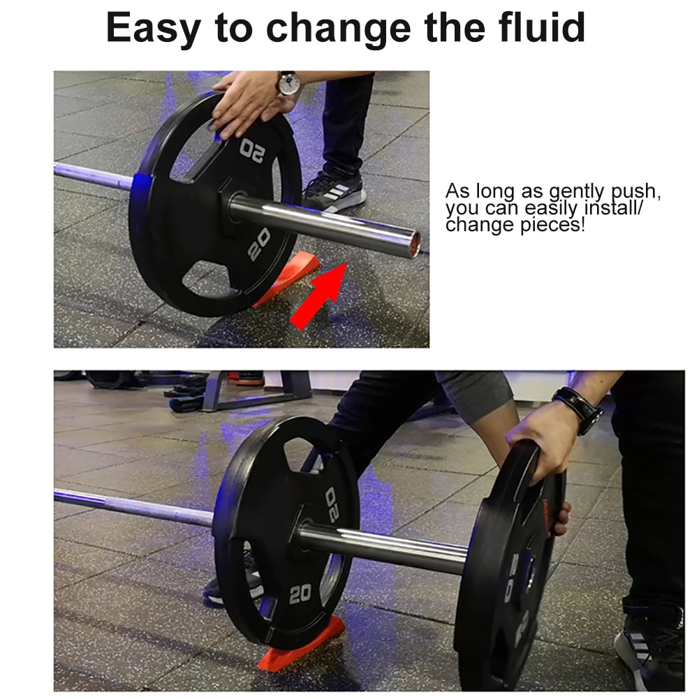 2Pcs Thicken Weightlifting Silicone Mat Barbell Dumbbell Training Anti-Slip Protection Pad Cushion For Body Building