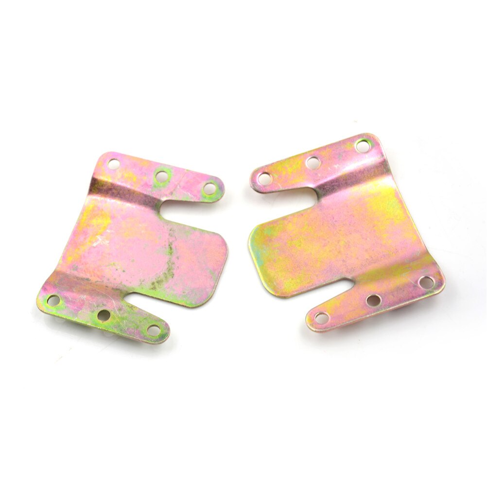 2 Pcs Mountain Shaped Sofa Sectional Furniture Connector Interlocking Style With 12 Screws Metal Iron Sheets