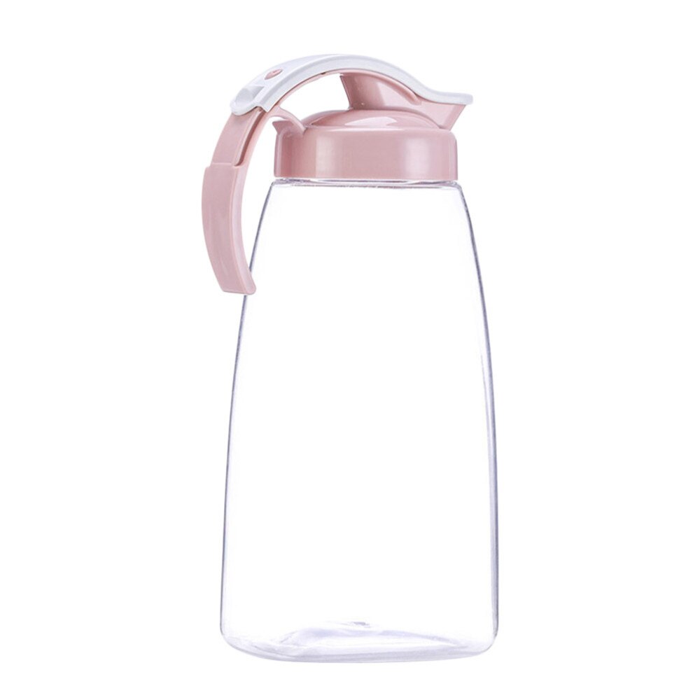 Getränke Lagerung Container Wärme Kälte Wasser Krug Kunststoff Saft Krug Haushalt Teekanne Wasserkocher-Größe L (Rosa)