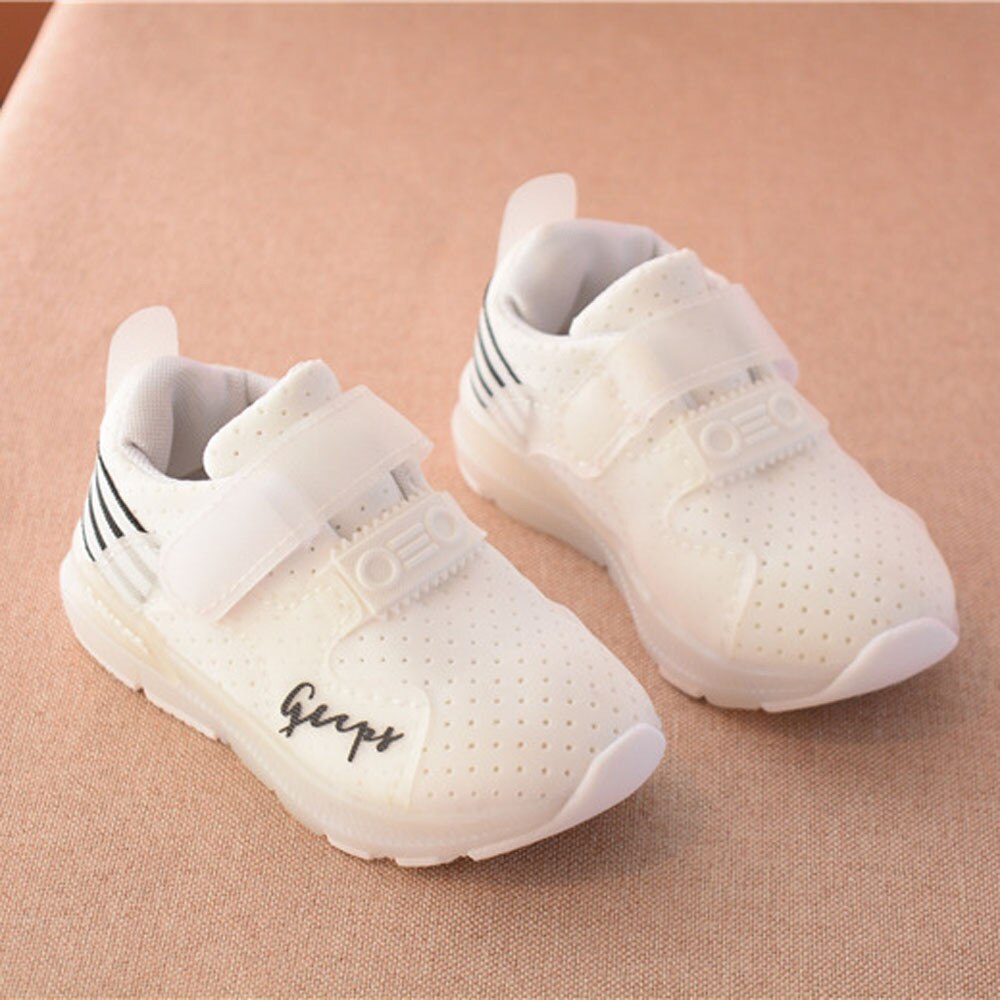 Børn sneakers efterår småbørn sport løb baby sko drenge piger led lysende sko sneakers sapato infantil børn lys op sko