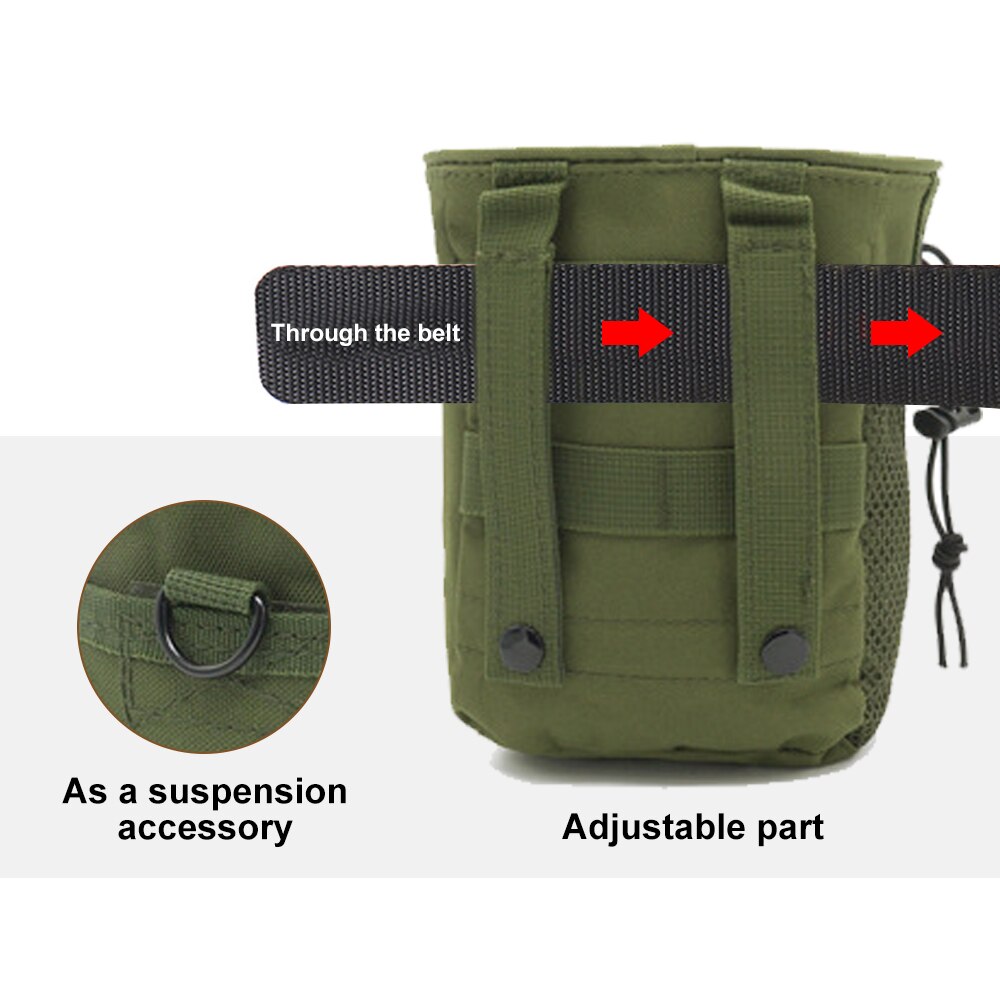 Métal détectant l'or trouve sac pochette de pelle polyvalente pour le détecteur de localisation