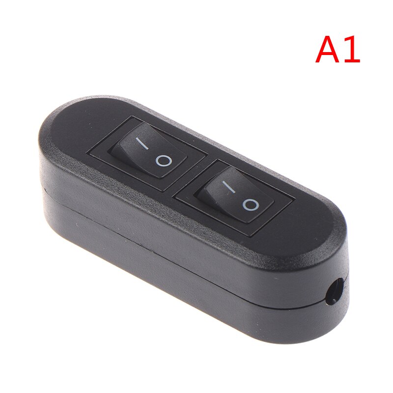 1pcs Double Control Table Lamp Floor Lamp Mother Lamp Online Switch Two-button Dual Control Switch: A1