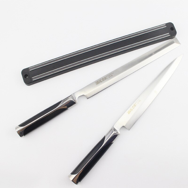 Magnetisk knivholder 14 tommer køkkenkniv stand bar strimmel væg magnet blok aluminium til knive opbevaring madlavning tilbehør  #1