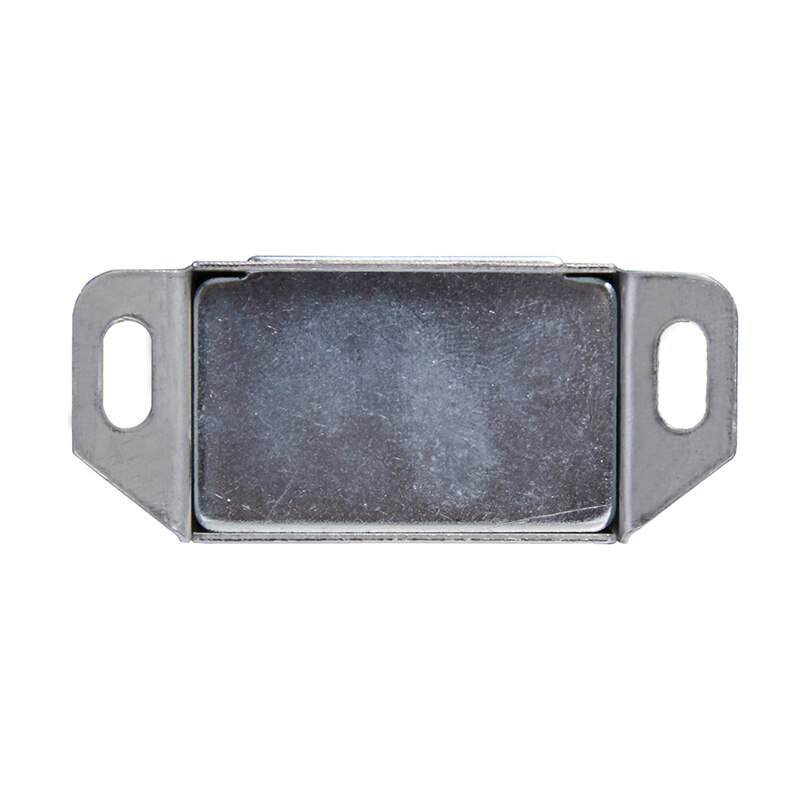 Pestillo magnético para puerta de muebles, pestillo de material cepillado de acero inoxidable con efecto de metal
