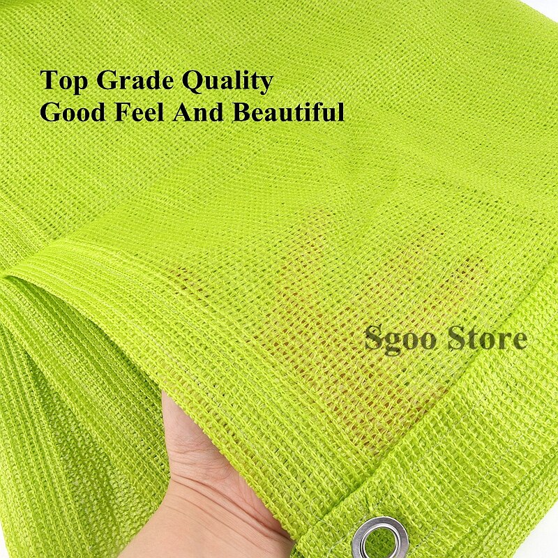 0.8X5/1.7x3m HDPE Anti-UV Emerald Green Sunshade Net Balcony Succulent Plant Ventilation Sun Shading Net Courtyard Shade Cooling