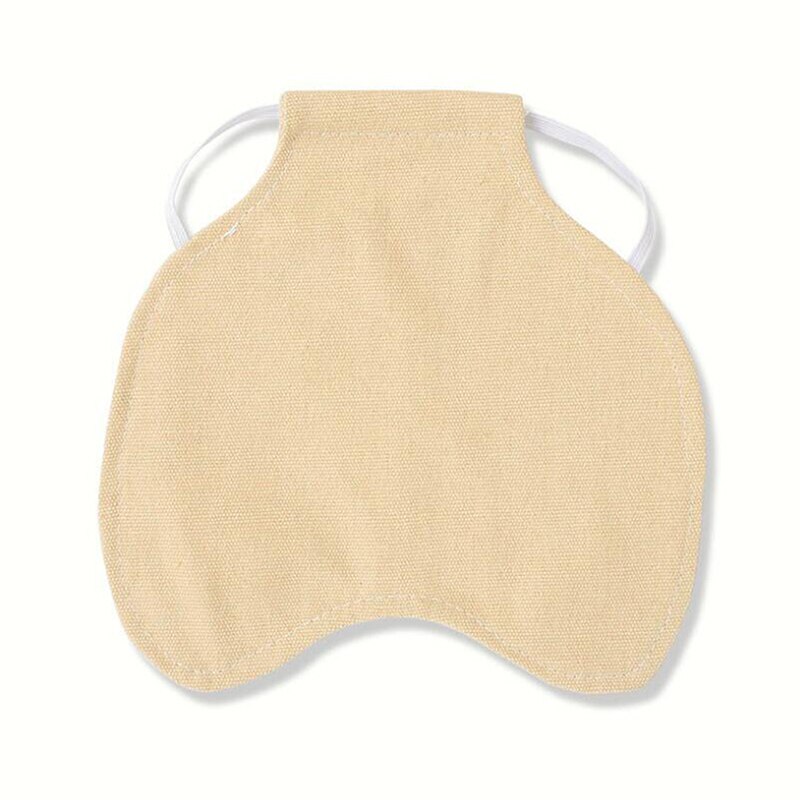 Gilet pour animaux de compagnie casque de poulet vêtements volaille poule réglable selle tablier plume porte-Protection pour poulet et canard: Khaki 20x19.5CM