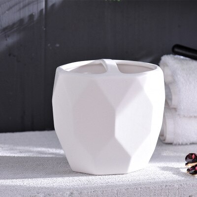 Ceramic Toothbrush Holder Bathroom Accessories Rest Room Toothbrush Rack Toothbrush Cup Set Couple Toothbrush Holder: A