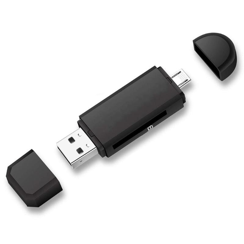 Micro USB+USB 2in 1 OTG Card Reader Universal High Speed USB2.0 Memory Card Adapter for Computer/Windows/PC/Android/Phone/Tablet