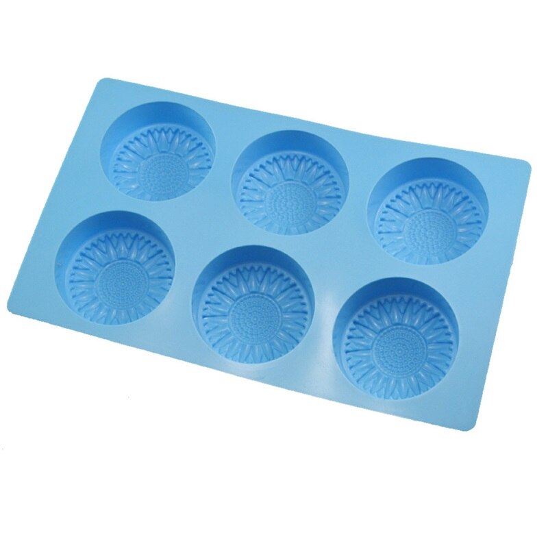 Molde de silicona para jabón de margaritas y flores, molde de bricolaje hecho a mano, herramientas para Fondant, decoraciones para pasteles, moldes para velas, suministros para hacer jabón