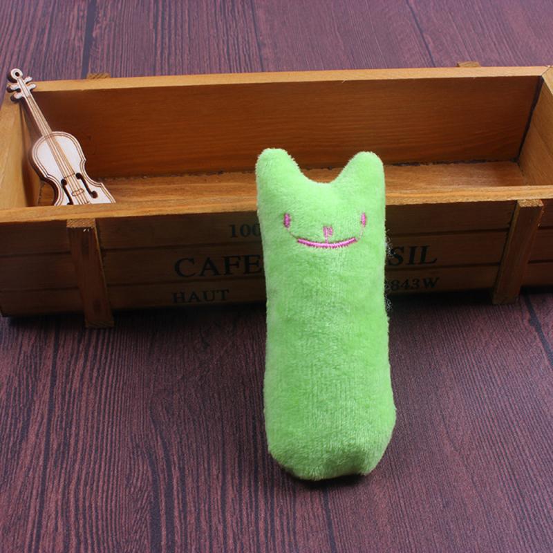 Gato de juguete de felpa corto divertido juguete interactivo gato loco gatitos y mascotas juguete de masticar dientes de amolar Catnip juguetes para gatos: C