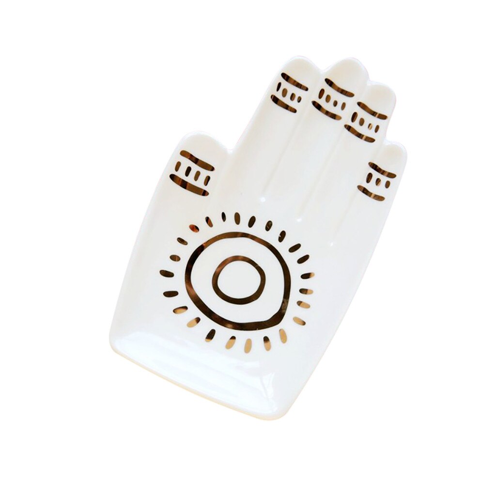 Dessert Plate Ceramic Jewelry Plate Decor Craft Home Tableware Dinner Plate Dish Dinnerware Cake Plates Tray Fruit Dishes