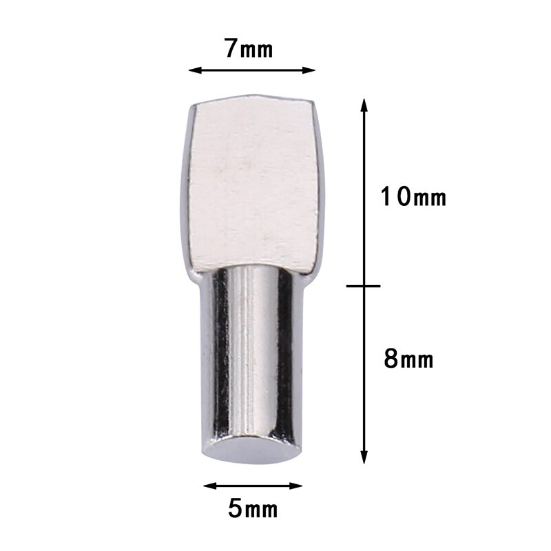 120 Pcs 5mm Shelf Pins Spoon Shape Cabinet Furniture Shelf Support Pegs Studs Clear With Metal Pin Kitchen Cabinet Shelves