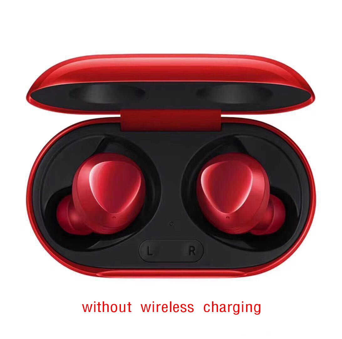 Knoppen Plus Sport Bluetooth Oortelefoon Stereo Noise Cancelling Waterdicht Headset Draadloos Opladen Voor Samsung Voor Android: Red