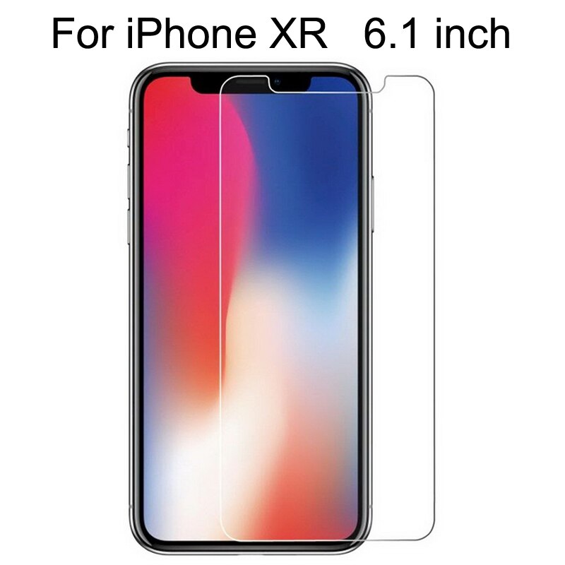 Tempered Glass for iPhone 6 6S Screen Protector for iPhone 7 Plus Glass Film for iPhone 8 plus X SE 5 5S Tough Protection 4 4S: iPhone XR