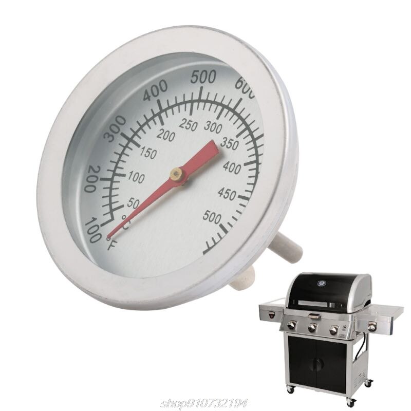 Rvs Barbecue Bbq Roker Grill 50-500 ℃ Thermometer Temperatuurmeter N05 20
