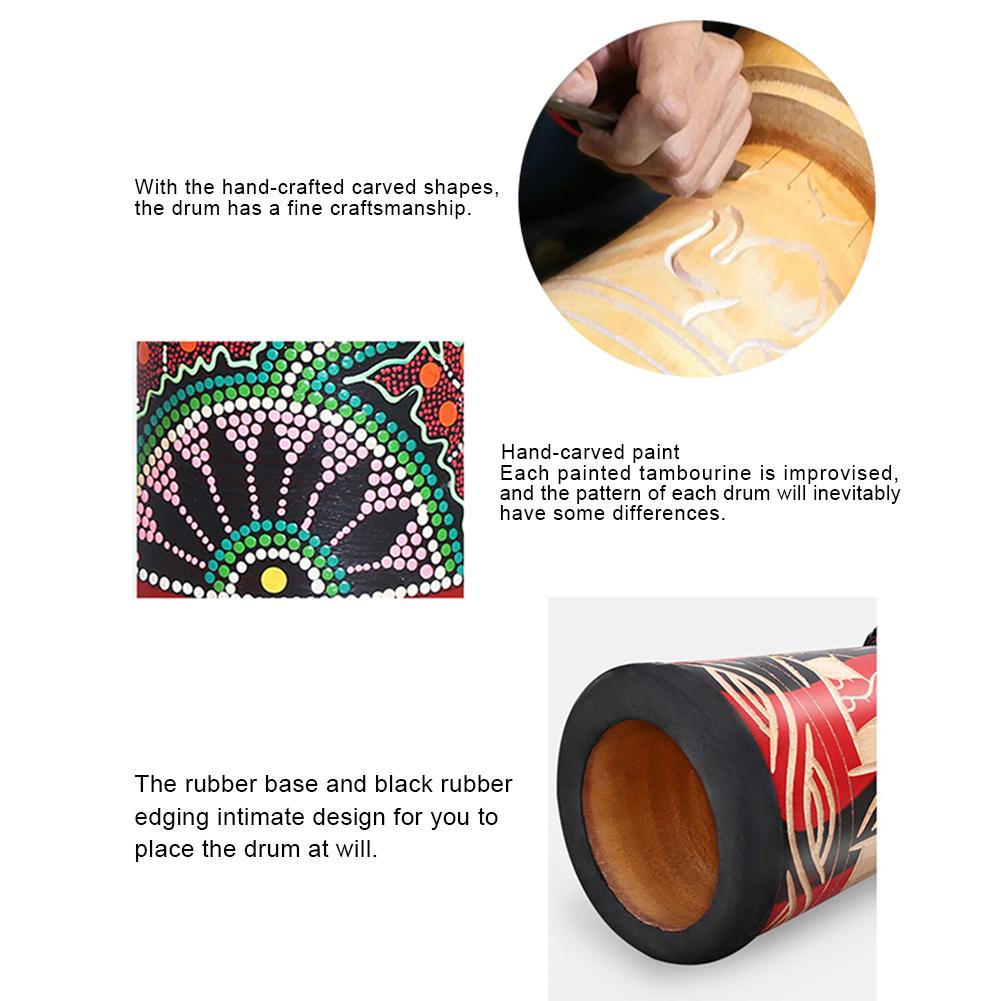 8 Inch Mooie Afrikaanse Djembe Trommel Kleurrijke Doek Art Vat Skin Voor Kinderen Handtrommel Muziek Muziekinstrument