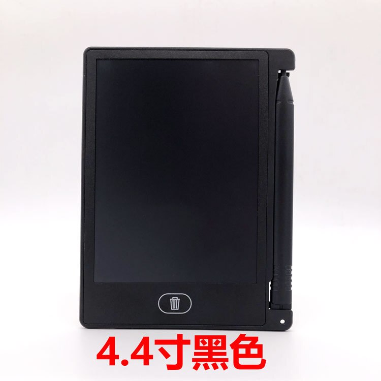 4.4 Inch LCD Writing Tablet Board Kids Writing Pad Drawing Painting Graphics Board Child Creativity Imagination: black