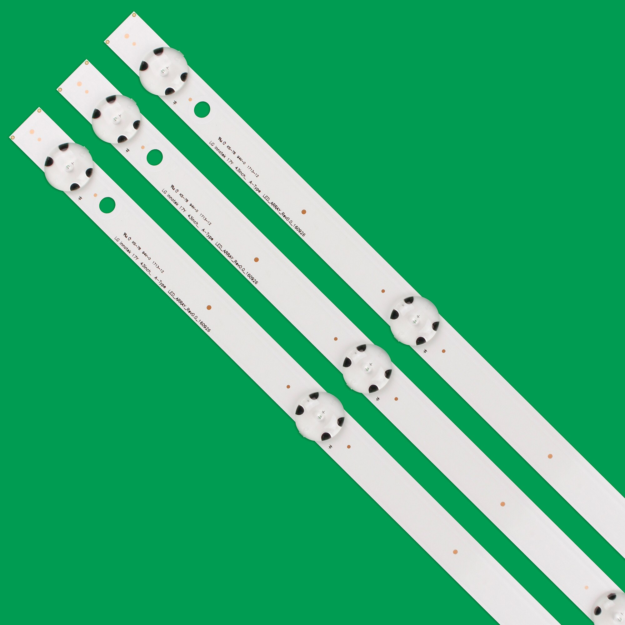 3 Pcs 7LED 83 Cm Led Backlight Strip Voor Lg 43UK6300PLB 43UJ634V 43LJ61_FHD_L LC43490059A LC43490058A Innotek 17Y 43inch_A-Ty