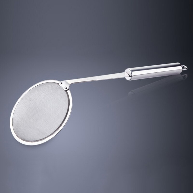 Strainer Spoon Oil Sieve Filter Screen Colander Pot Juice Strainer Spoon Fine Mesh Filter Colanders Strainers Spoon Kitchen Tool