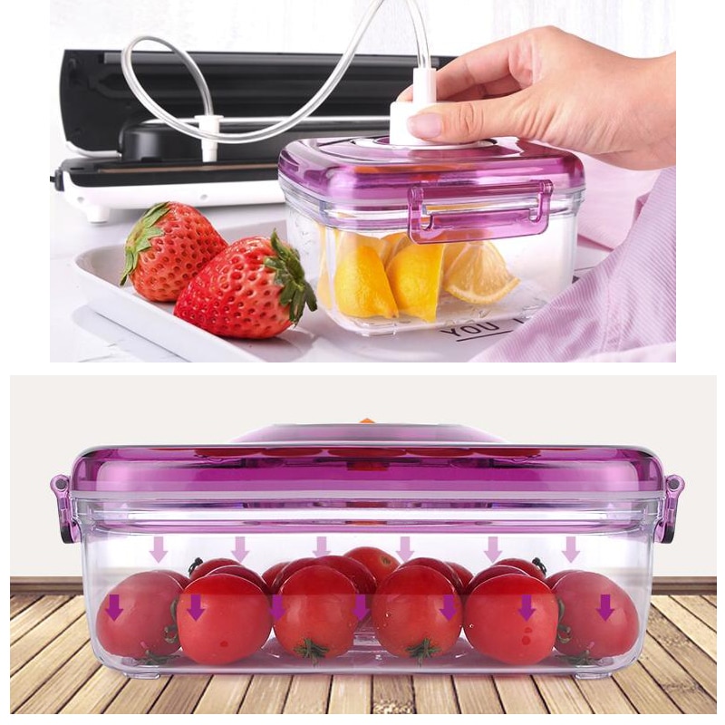 Vacuum Container Fresh-keeping Box Food Container Airtight Jar For Food Preservation And Moisture-proof