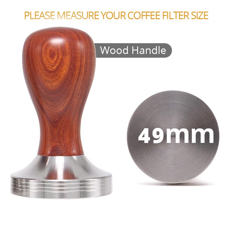 Barista Espresso Sabotage Flat Base, Siliconen Koffie Tamper Mat (51/53/58Mm): Ivoor