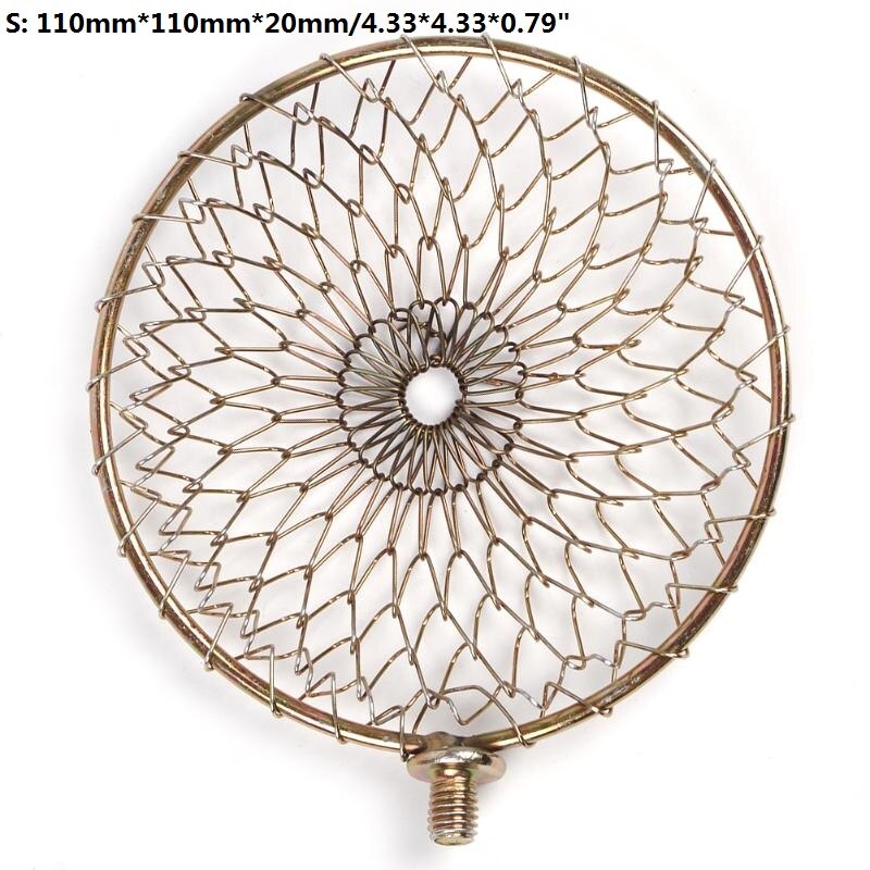 11/14cm Galvanized Iron Wire Net Ice Fishing Hedge Winter Ice Mini Fish Strainer Scoops Fishing Tackles Products: Default Title