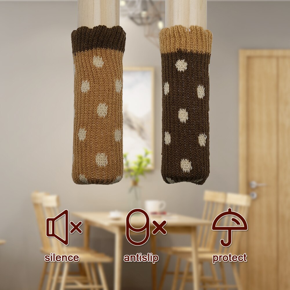 20 Pcs Hoge Elastische Knit Stoel Sokken Floor Protector Antislip Tafel Benen Stoel Benen Meubels Voet Sokken