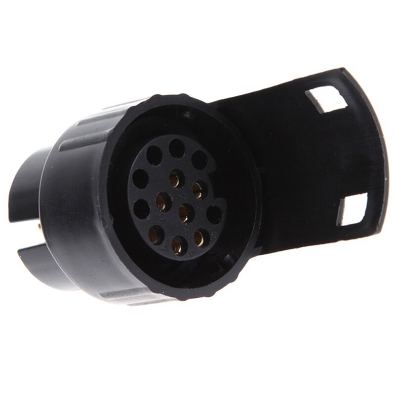 12V Plastic Trailer Adapter Connector 7 Pin To 13 Pin Caravan Electrical Signal Converter Adaptor Towbar Towing Socket