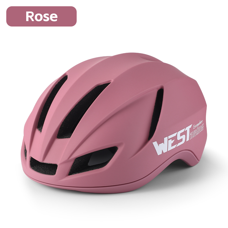 West Biking Cycling Aero Helm Mtb Enduro Racefiets Geïntegreerd Lichtgewicht Helm Mannen Vrouwen Multicolor Aerodynamische Veiligheidskappen: Paars