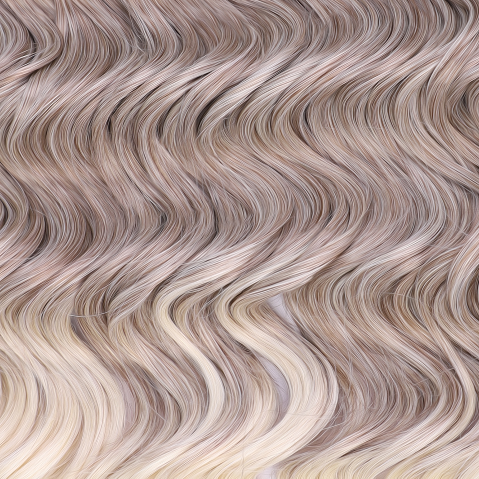 FREEDOM Hair Synthetic Deep Wavy Twist Crochet Hair 24 Inch /60cm Ombre Brown Blonde White Braiding Hair Extensions MANASI Hair