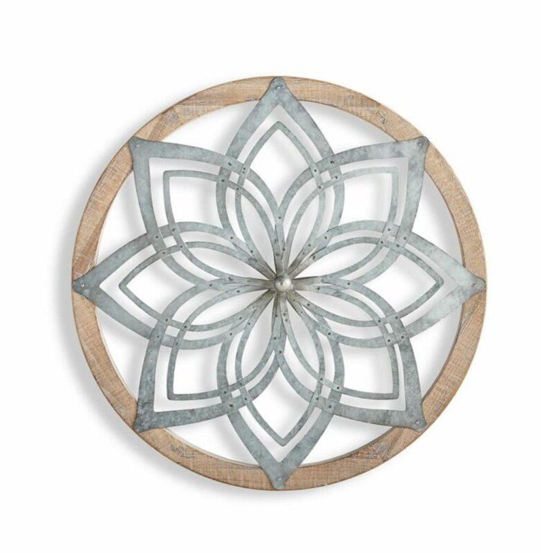 Arv rund vegg dekor kunst tre hengende ornament veggfeste rustikk hjem resturant stue dekorasjon: medium / 20cm flate