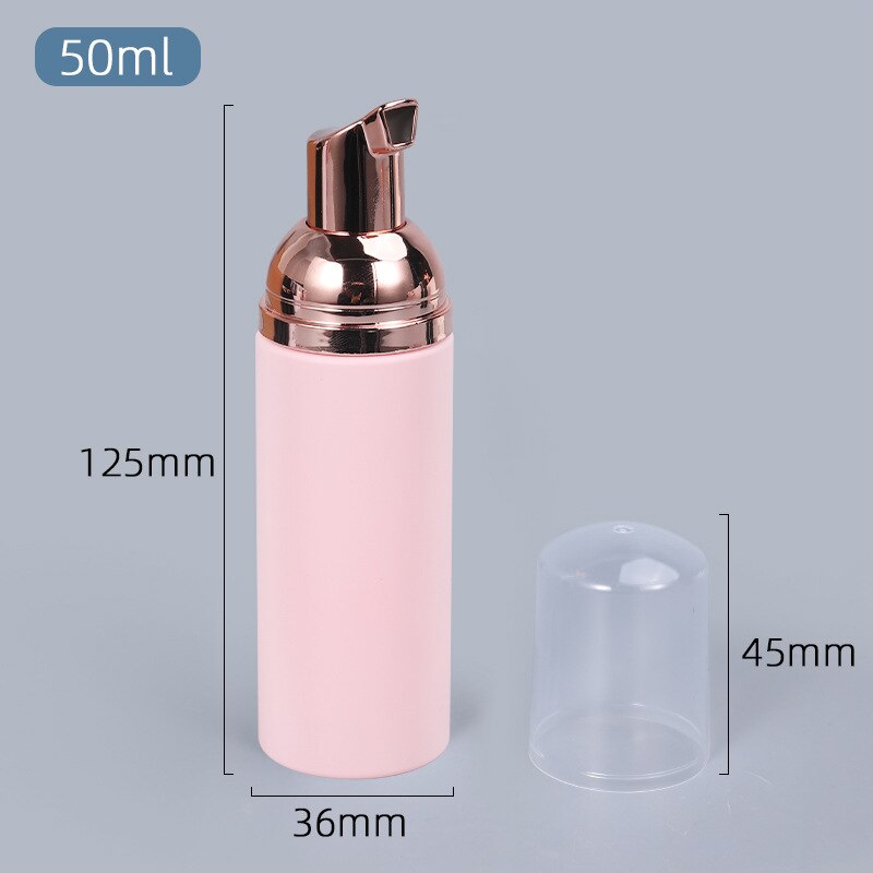 Foaming Bottle Hand Soap Mousses Forming Liquid Dispenser Bottle Shampoo Gel Plastic Refillable Bottle Forming Blttle 50ML: 08