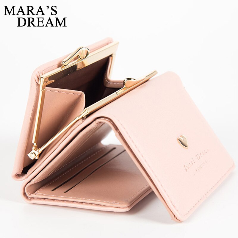 Mara's dream dames portemonnee letterpatroon hart dames korte portemonnee kaarthouder dames portemonnee munt portemonnee bankpashouder