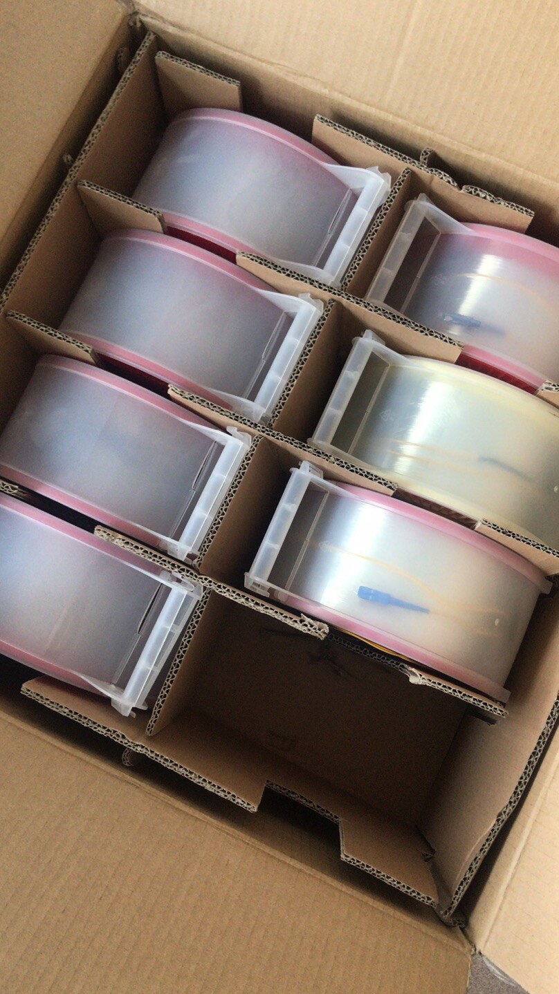 Sc 1-5Km 9/125 Otdr Singlemode Enkele Blote Fiber Otdr Meten Glasvezelkabel 1-5Km otdr Test Glasvezel Rollen