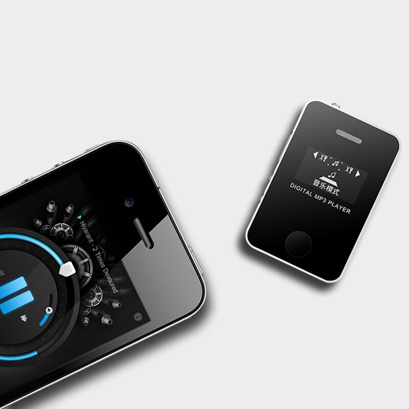 Reproductor MP3 con tarjeta de pantalla, Mp3 con Walkman de altavoz externo, reproductor multimedia de música, pantalla LCD
