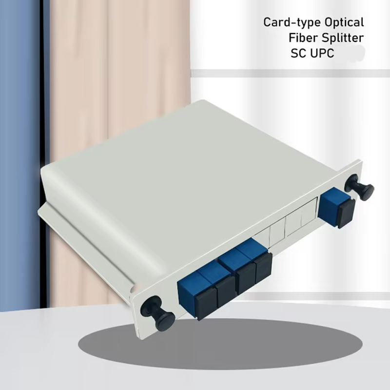 5 stks SC APC/UPC 1x2 1x4 1x8 1x16 PLC Splitter Box FTTH Splitter Glasvezel Doos FTTH Planar Golfgeleider Type Optische Splitter: GRIJS