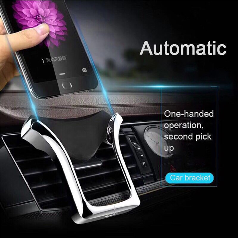 Universal In-Car Air Vent Gravity Mount Holder Stand For Mobile Phone GPS Carefully Auto Interior Bracket
